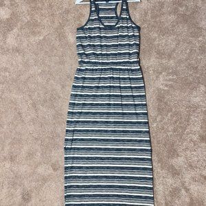 GAP Striped Racerback Maxi Dress - Size Large